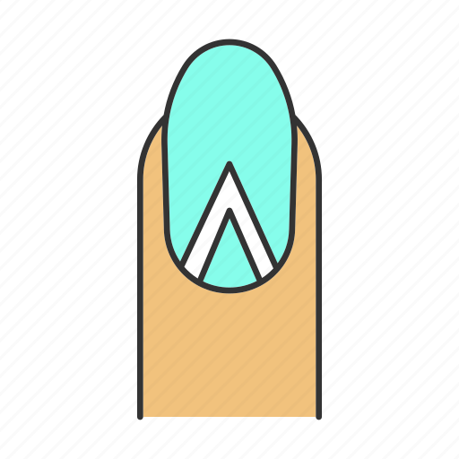 Design, geometric, manicure, moon, nail, oval, shape icon - Download on Iconfinder