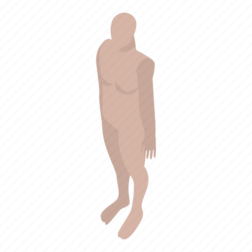 Cartoon, fashion, isometric, mannequin, nude, silhouette, woman icon - Download on Iconfinder