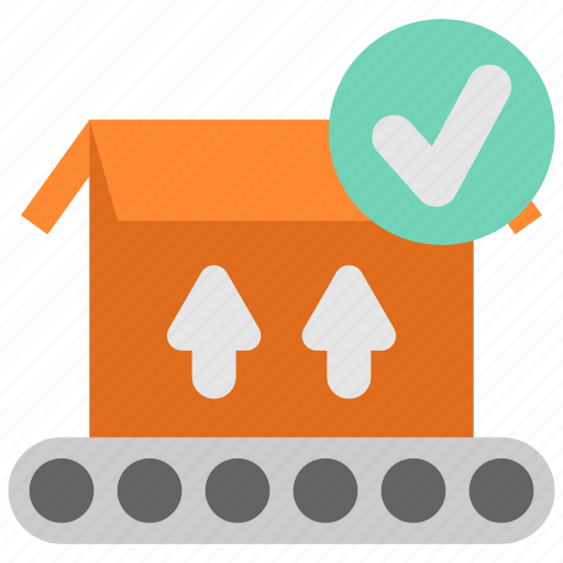 Box, conveyor, delivery, factory, manufacturing, shipping icon - Download on Iconfinder