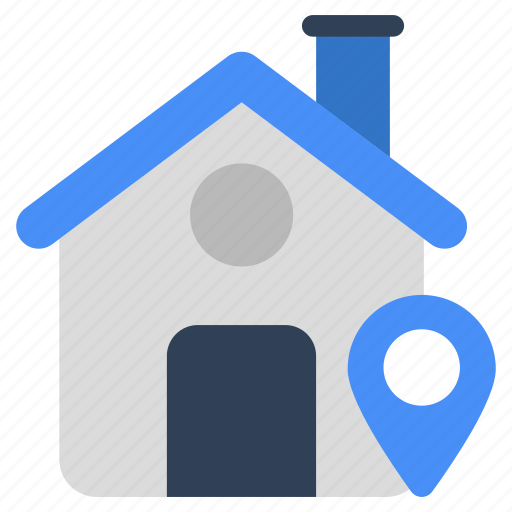 Home location, home direction, home gps, navigation, geolocation icon - Download on Iconfinder