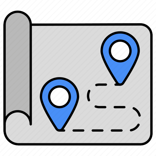 Map, location, direction, gps, navigation icon - Download on Iconfinder