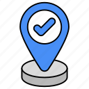 verified location, direction, gps, navigation, geolocation