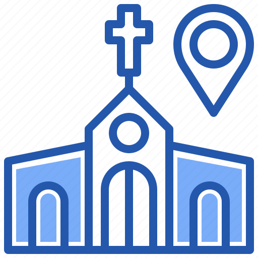 Church, map, location, store, pin icon - Download on Iconfinder