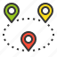 direction, location, map, navigation, pin 