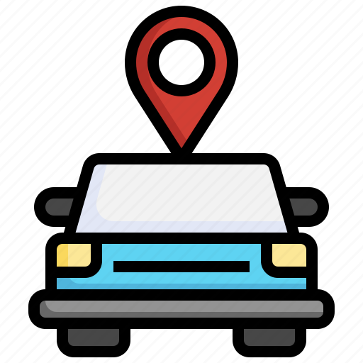 Car, service, map, location, store, pin icon - Download on Iconfinder