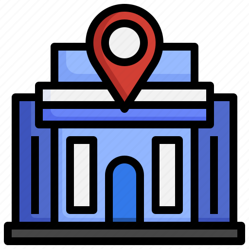 Mall, map, location, store, pin icon - Download on Iconfinder