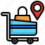 shopping, map, location, store, pin 