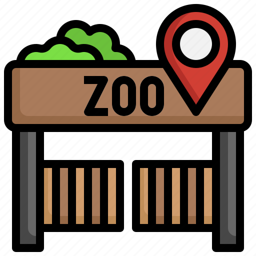 Zoo, map, location, store, pin icon - Download on Iconfinder