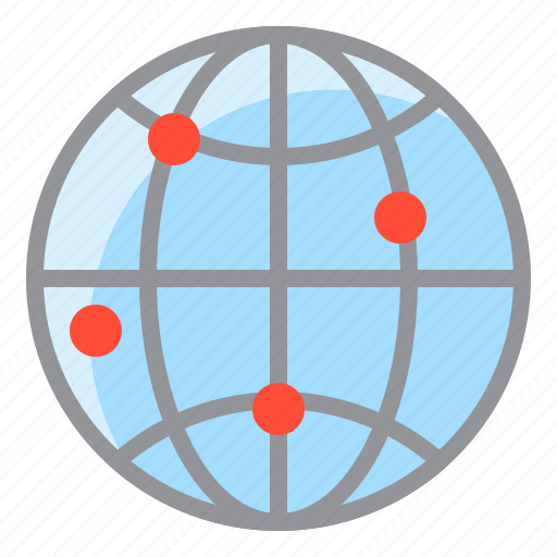 Direction, globe, location, map, navigation, pin icon - Download on Iconfinder