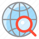 direction, location, magnify glass, map, navigation, pin, search