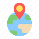 map, flat, world, pointer, pin, marker, gps, global