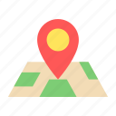 map, flat, pointer, direction, location, navigation, pin, marker, place
