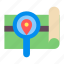 map, flat, pointer, direction, location, navigation, marker, search, zoom, magnifier 