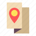 map, flat, pointer, direction, location, navigation, pin, marker