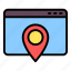 map, flat, line, direction, location, app, navigation 
