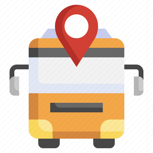 Bus, station, map, location, store, pin icon - Download on Iconfinder