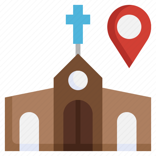 Church, map, location, store, pin icon - Download on Iconfinder