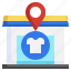 clothing, store, map, location, pin 