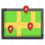location, map, store, pin 