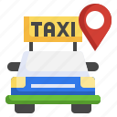 taxi, map, location, store, pin, car