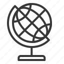 direction, globe, globe with stand, location, map, navigation, pin