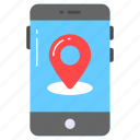 mobile location, pin, pointer, navigation, mobile, gps, marker