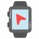 gps watch, navigation, smartwatch, location, navigator, placeholder, technology
