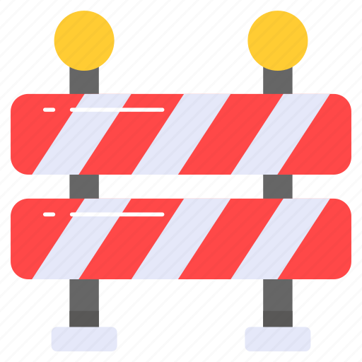 Barrier, traffic, obstruction, impediment, guidepost, pole, signage icon - Download on Iconfinder