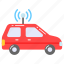autonomous, car, tracker, roadster, signals, wifi, vehicle 