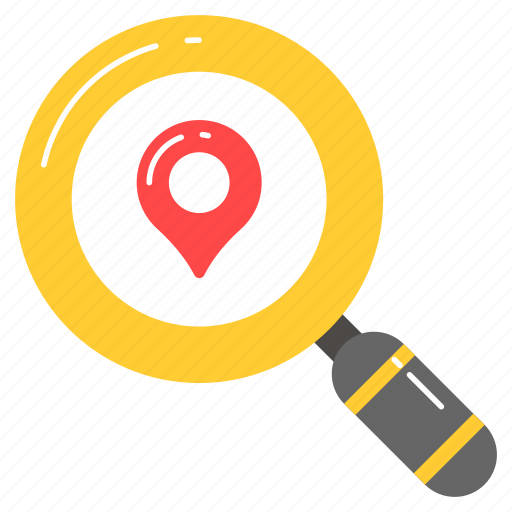 Search, location, magnifier, find, pointer, gps, navigation icon - Download on Iconfinder