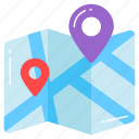 map, location, pin, pointer, navigation, destination, route