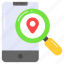 location, navigation, gps, direction, tracking, search, magnifier 