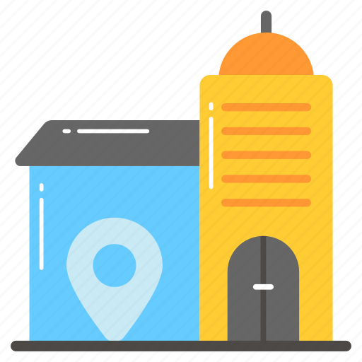Office, building, map, navigation, gps, direction, destination icon - Download on Iconfinder