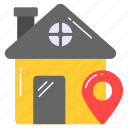 home, location, house, navigation, pin, direction, address