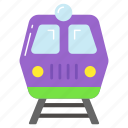 train, railway, transport, travel, track, vehicle, path