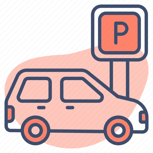 Car parking, sign, vehicle, directional, fingerpost, auto, location icon - Download on Iconfinder