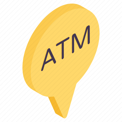Atm location, direction, gps, navigation, geolocation icon - Download on Iconfinder