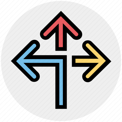 Arrows, direction, navigation, road direction icon - Download on Iconfinder