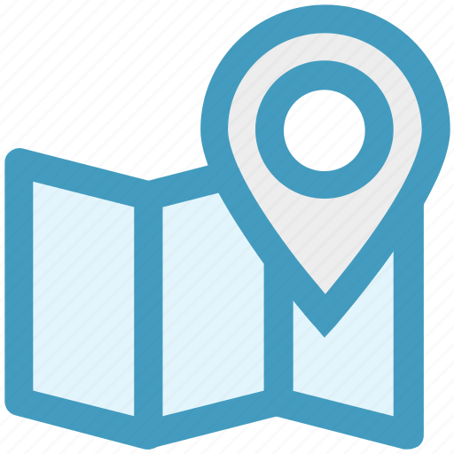 Locate, location, map pin, miscellaneous, navigation, orientation, position icon - Download on Iconfinder