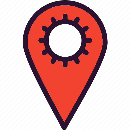 And, location, map, navigation, pin, settings icon - Download on Iconfinder