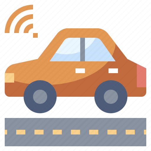 Car, connected, highway, path, road, urban, vehicle icon - Download on Iconfinder