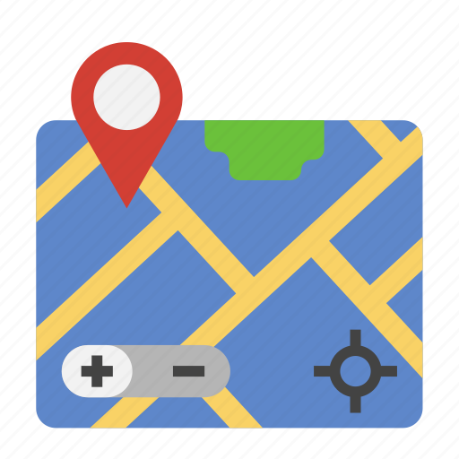 Location, maps, gps, map, navigation, route, direction icon - Download on Iconfinder