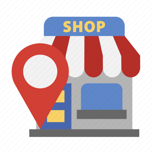Location, map, pin, pointer, shopping, shop, navigation icon - Download on Iconfinder