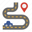 map, pin, route, location, navigation, road, gps