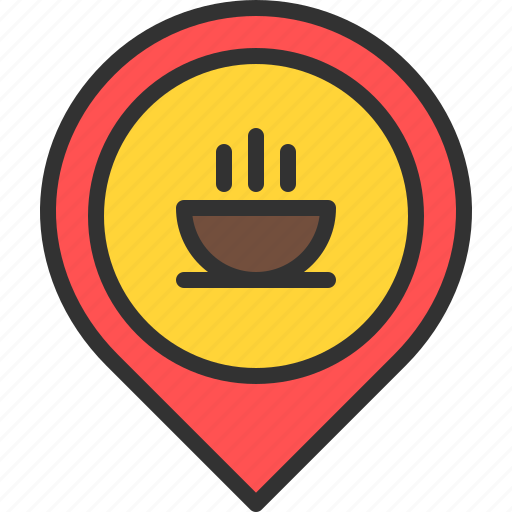 Bar, coffee, drink, location, map, pin, tea icon - Download on Iconfinder