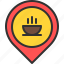 bar, coffee, drink, location, map, pin, tea 