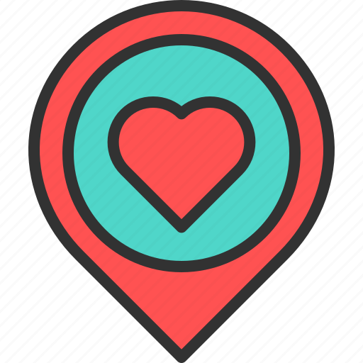 Favorite, health, hearth, like, location, map, pin icon - Download on Iconfinder