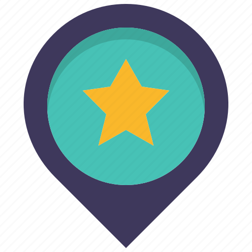 Favorite, like, location, map, pin, place, star icon - Download on Iconfinder