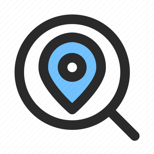 Map, direction, navigation, location, search, travel, pin icon - Download on Iconfinder