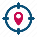 detecting, location, navigation, map, pin